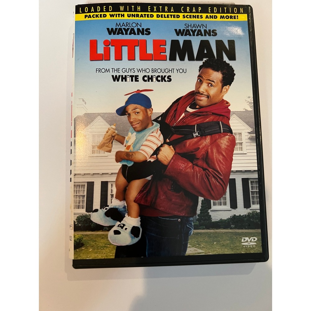 Little Man DVD Marlon Shawn Wayans Loaded With Extra Crap Edition Unrated Comedy